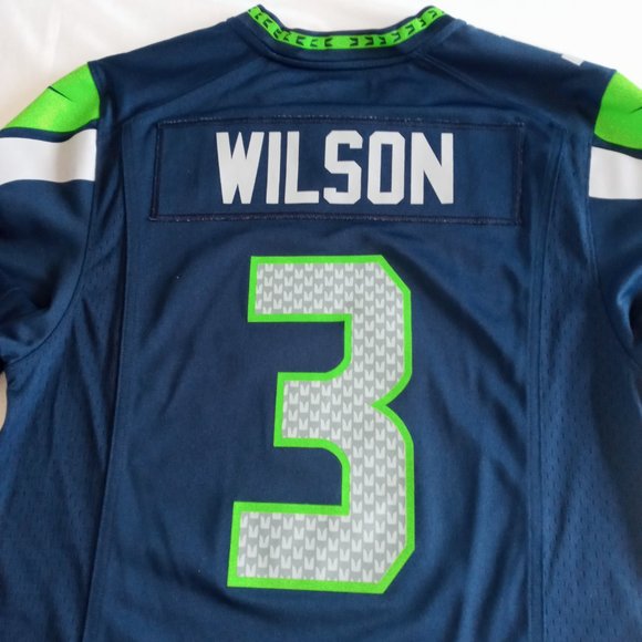 Nike NFL Seattle Seahawks Russell Wilson #3 On Field jersey size small - Picture 11 of 12